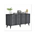 HANAH HOME Komoda Asel Anthracite Silver