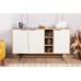 HANAH HOME Komoda Clara Console Oak White