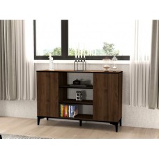 HANAH HOME Komoda Erke Walnut Black