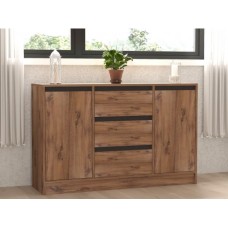 HANAH HOME Komoda Karal Atlantic Pine Anthracite