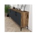 HANAH HOME Komoda Kiev Walnut Anthracite