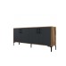 HANAH HOME Komoda Kiev Walnut Anthracite