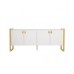 HANAH HOME Komoda Lost Console White Gold