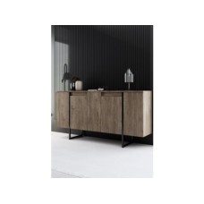 HANAH HOME Komoda Luxe Walnut Black