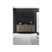 HANAH HOME Komoda Luxe Walnut Black