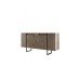 HANAH HOME Komoda Luxe Walnut Black