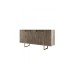 HANAH HOME Komoda Luxe Walnut Gold