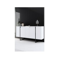 HANAH HOME Komoda Luxe White Black