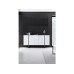 HANAH HOME Komoda Luxe White Black