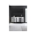 HANAH HOME Komoda Luxe White Black