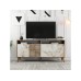 HANAH HOME Komoda Milan 160 Walnut White Marble