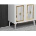 HANAH HOME Komoda Nora White Gold