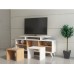 HANAH HOME TV polica Kutay White Teak (788DEC3003)