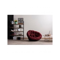 HANAH HOME Lazy bag Kiku Large Claret Red