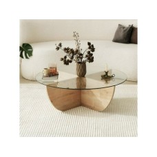 HANAH HOME Sto za dnevnu sobu Lily Sapphire Oak