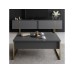 HANAH HOME Sto za dnevnu sobu Luxe Anthracite Gold 1