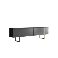 HANAH HOME TV polica Luxe Anthracite Gold (618BLY1101)