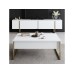 HANAH HOME Sto za dnevnu sobu Luxe White Gold