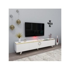 HANAH HOME TV polica Luxia White Gold (550ARN2146)