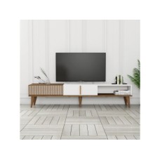 HANAH HOME TV polica Milan Alt Walnut White (845HCT3106)