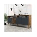 HANAH HOME Komoda Milan Walnut Anthracite 1