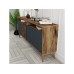 HANAH HOME Komoda Milan Walnut Anthracite 1