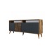 HANAH HOME Komoda Milan Walnut Anthracite 1