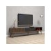 HANAH HOME TV polica Milan Walnut Black (845HCT3093)