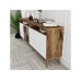 HANAH HOME Komoda Milan Walnut White 1