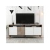 HANAH HOME Komoda Milan Walnut White 1