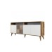 HANAH HOME Komoda Milan Walnut White 1