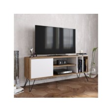 HANAH HOME TV polica Mistico (140) Walnut White (875ZNA3055)