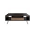 HANAH HOME Sto za dnevnu sobu Mistico Black Walnut