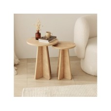 HANAH HOME Sto za dnevnu sobu Mushroom Sapphire Oak (2 dela)