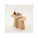 HANAH HOME Sto za dnevnu sobu Mushroom Sapphire Oak (2 dela)