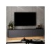 HANAH HOME TV polica Neon Illuminated Anthracite (382NRC1127)