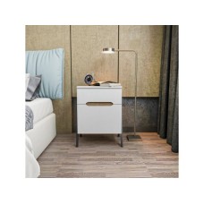 HANAH HOME Noćni stočić Neva Walnut White