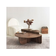 HANAH HOME Sto za dnevnu sobu Podium Walnut