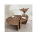 HANAH HOME Sto za dnevnu sobu Podium Walnut