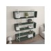 HANAH HOME Polica za knjige Bruti Green White