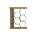 HANAH HOME Polica za knjige Sueno White Walnut