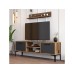 HANAH HOME TV polica Riga Anthracite (845HCT3104)