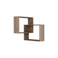 HANAH HOME Zidna polica Ring Sonoma Oak