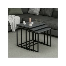 HANAH HOME Set stolova Evia Anthracite