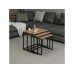 HANAH HOME Set stolova Evia Walnut