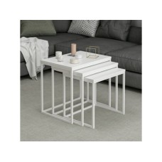 HANAH HOME Set stolova Evia White