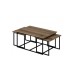 HANAH HOME Set stolova Levada Walnut