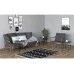 HANAH HOME Set stolova Mali Black Anthracite