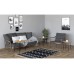 HANAH HOME Set stolova Mali Black Oud