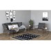 HANAH HOME Set stolova Mali Black Walnut